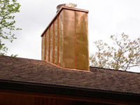 Custom Copper Flashing.